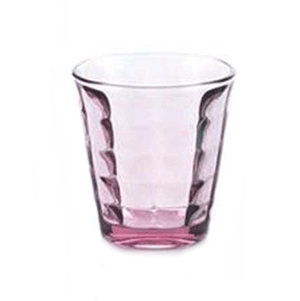 Стакан «Кристин»; стекло; 300 мл; розовый 