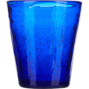 Стакан «Колорс»; стекло; 310мл; синий