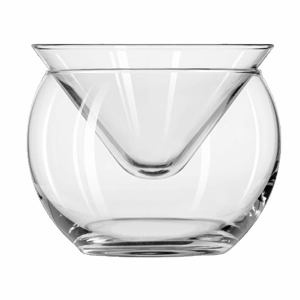 Коктейльная рюмка «Мартини чиллер»; стекло; 160 мл; диаметр=110, высота=95 мм; прозрачный