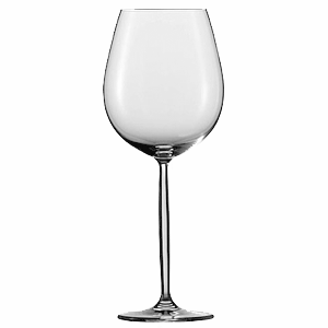Бокал для вина «Дива»; хрустальное стекло; 460 мл; диаметр=65/92, высота=230 мм; прозрачный