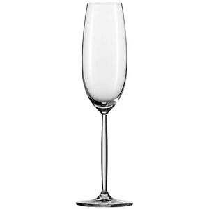 Бокал для шампанского флюте «Дива»; хрустальное стекло; 250 мл; диаметр=45/72, высота=255 мм; прозрачный