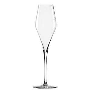 Бокал для шампанского флюте «Кью уан»; хрустальное стекло; 300 мл; диаметр=82, высота=270 мм; прозрачный