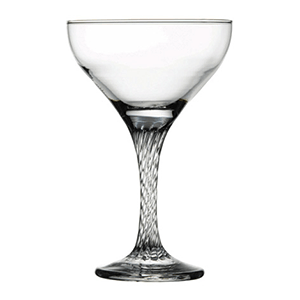 Шампанское-блюдце «Твист»; стекло; 280мл; D=105,H=160мм; прозрачный