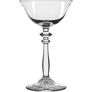 Шампанское-блюдце «1924»; стекло; 140мл; D=75,H=152мм; прозрачное 