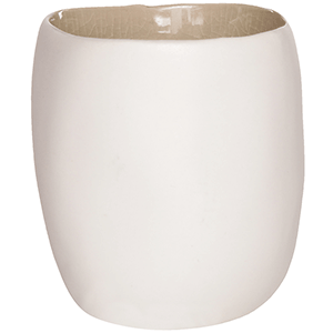 Стопка для саке; керамика; D=65,H=70мм; белый,бежевый цвет 