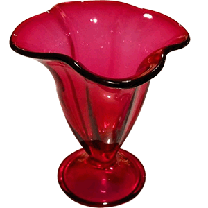 Креманка «Энжой»; стекло; 170мл; D=113/70,H=130мм; фуксия