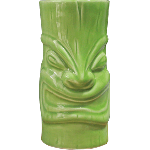 Стакан для коктейлей «Тики»; керамика; 350мл; D=73,H=148мм; зеленый 
