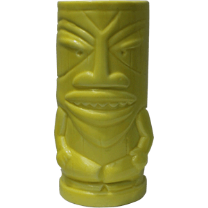 Стакан для коктейлей «Тики»; керамика; 350мл; D=7,H=15см; желтый 
