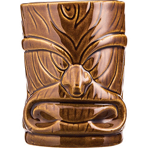 Стакан для коктейлей «Тики»; керамика; 450мл; коричневый 