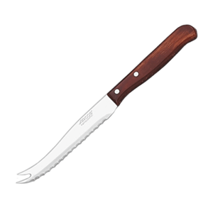 Нож барный «Аркос»; сталь,полипропилен; L=240/170,B=15мм; черный