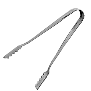 Щипцы для льда и сахара; сталь; длина=16, ширина=3 см.; металлический