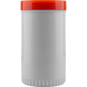 Емкость для сока с крышкой в ассорт-те; пластик; объем: 1 литр; диаметр=90, высота=165 мм; белый