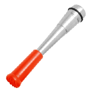 Мадлер; сталь, пластик; диаметр=3, длина=23 см.; металлический,оранжевый цвет