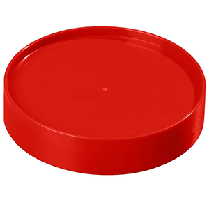 Крышка для емкости для сока; полиэтилен; диаметр=89 мм; красный
