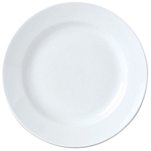 Тарелка «Симплисити вайт-Хармони»; материал: фарфор; диаметр=16.5 см.; белый