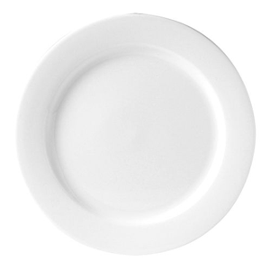 Тарелка мелкая «Монако Вайт»; материал: фарфор; диаметр=15.7 см.; белый