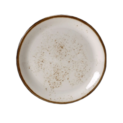 Тарелка пирожковая «Крафт»; материал: фарфор; диаметр=15, высота=1.8 см.; белый