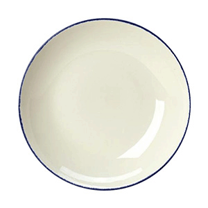 Тарелка пирожковая «Блю дэппл»; фарфор; D=15.3см; белый, синий