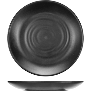 Тарелка; пластик; D=18.5,H=2.6см; черный
