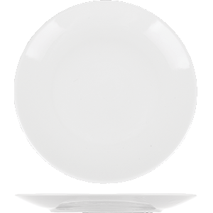 Тарелка мелкая «Универсал»; фарфор; D=17.5см; белый