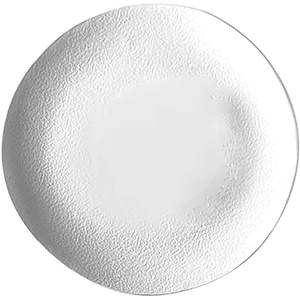 Тарелка  мелкая «Артик»; фарфор; D=16см; белый, матовый