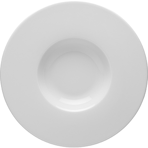 Тарелка глубокая «Версаль»; фарфор; D=27см; белый
