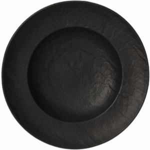 Тарелка д/пасты «Вулкания»; фарфор; D=25см; черный