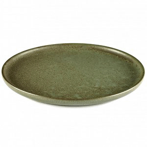 Тарелка «Серфис»; керамика; D=21,H=1.5см; зеленый