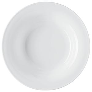 Тарелка д/супа «Уово»; фарфор; D=24см; белый