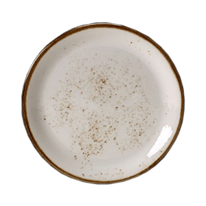 Тарелка мелкая «Крафт»; материал: фарфор; диаметр=20.3 см.; белый