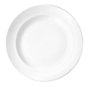 Тарелка мелкая «Монако Вайт»; материал: фарфор; диаметр=20.5 см.; белый