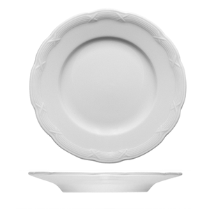 Тарелка мелкая «Штутгарт»; материал: фарфор; диаметр=20 см.; белый