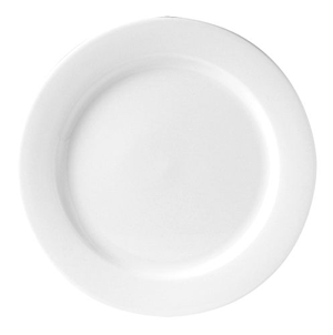 Тарелка мелкая «Монако Вайт»; материал: фарфор; диаметр=23 см.; белый