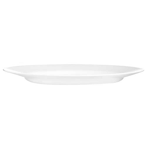 Тарелка мелкая «Эвридэй»; стекло; диаметр=24.5 см.; белый