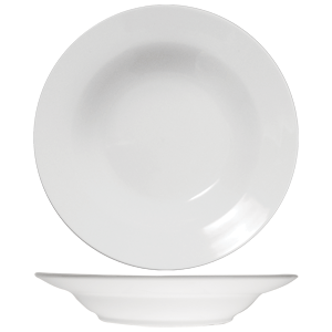 Тарелка глубокая «Кунстверк»; материал: фарфор; 450 мл; диаметр=25, высота=4 см.; белый