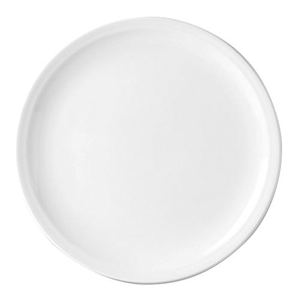 Тарелка «Симлисити вайт-Креста»; материал: фарфор; диаметр=25.5 см.; белый