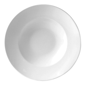 Тарелка для пасты «Монако Вайт»; материал: фарфор; 420 мл; диаметр=262, высота=40 мм; белый