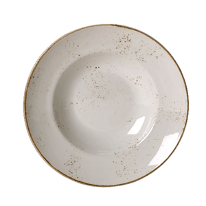 Тарелка для пасты «Крафт»; материал: фарфор; 320 мл; диаметр=27 см.; белый