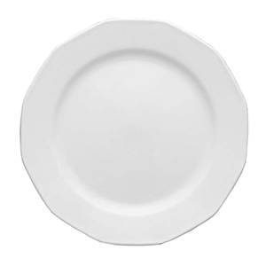 Тарелка мелкая «Меркури»; материал: фарфор; диаметр=28 см.; белый