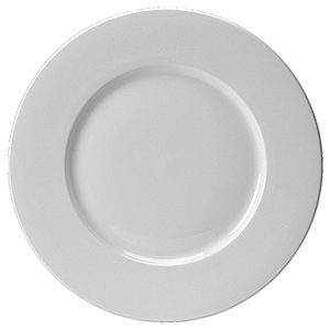 Тарелка с широкими краями «Монако Вайт»; материал: фарфор; диаметр=29 см.; белый