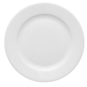 Тарелка мелкая «Кашуб-хел»; материал: фарфор; диаметр=28, высота=9, длина=28.5, ширина=28.5 см.; белый