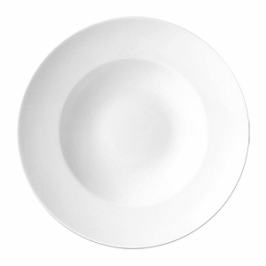 Тарелка для пасты «Симплисити Вайт»; материал: фарфор; 500 мл; диаметр=300, высота=55 мм; белый