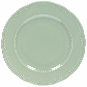 Тарелка мелкая «В.Виена Шарм»; фарфор; D=28см; зеленый