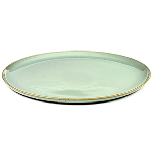 Тарелка Terres de Reves Serax; керамика; D=26см; голубой
