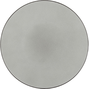 Тарелка мелкая «Экинокс»; фарфор; D=26,H=3см; серый