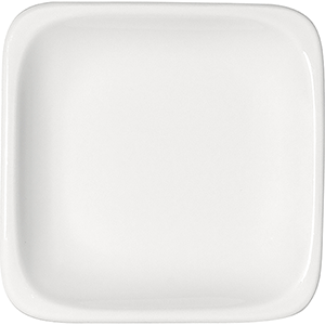 Тарелка квадратная; фарфор; L=29,B=29см; белый