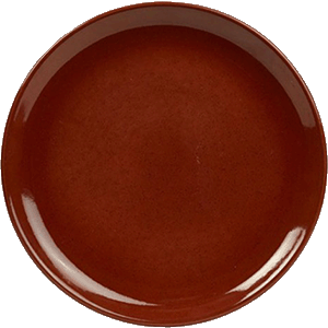Тарелка  мелкая «Терра Ред»; керамика; D=24см; красный