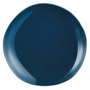 Тарелка мелкая; D=25.5см; синий