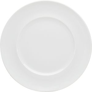 Тарелка мелкая; фарфор; D=32см; белый