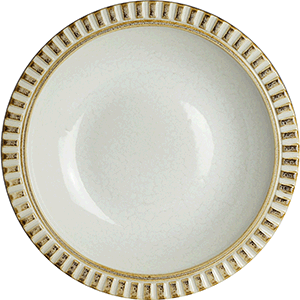 Тарелка для пасты «Аделаида»; фарфор; D=26см; кремовый 